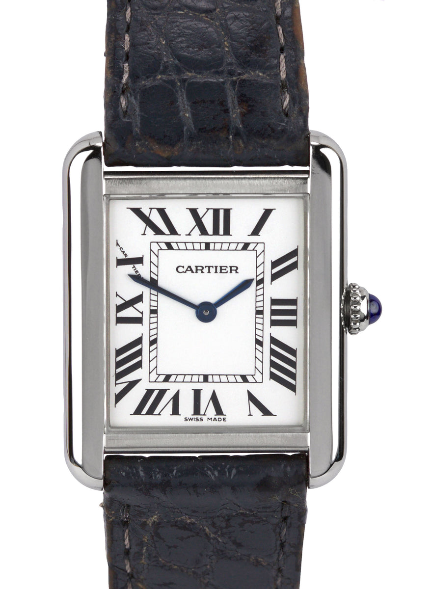 Cartier tank solo fashion acier