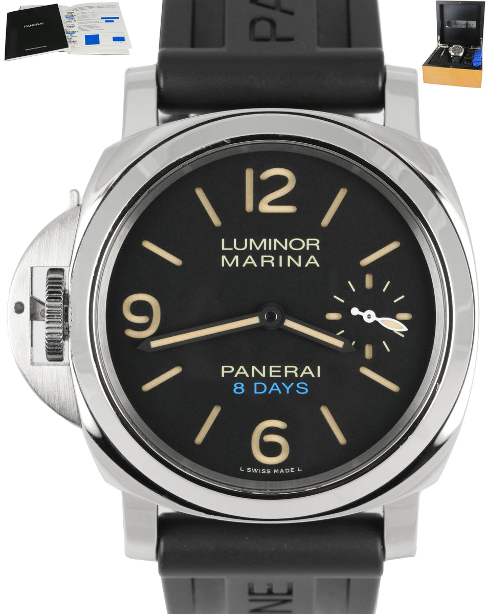 MINT Panerai Luminor Marina Destro Left Handed 8 Days Stainless PAM007