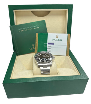 MINT 2018 PAPERS Rolex Submariner No-Date Steel 40mm Black Ceramic 114060 BOX