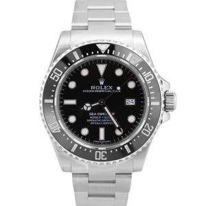 MINT PAPERS Rolex Sea-Dweller 4000 SD4K Black 40mm Ceramic RSC Steel 116600 BOX