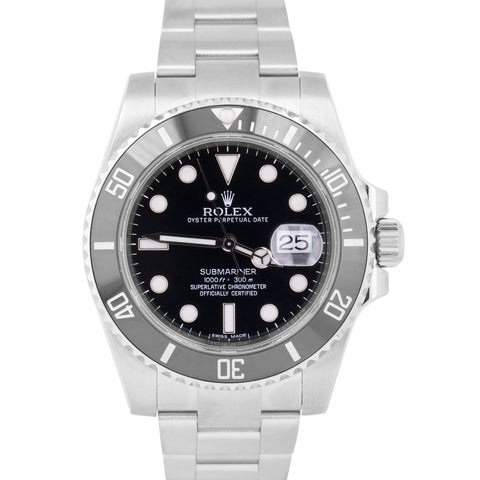 PAPERS Rolex Submariner Date 40mm Black Ceramic Stainless Steel 116610 LN BOX