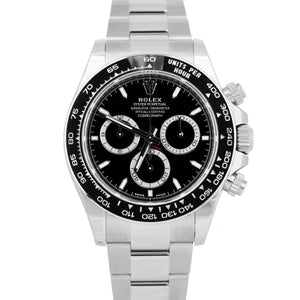 NEW DEC 2024 PAPERS Rolex Daytona Cosmograph Black 40mm Watch 126500 LN BOX