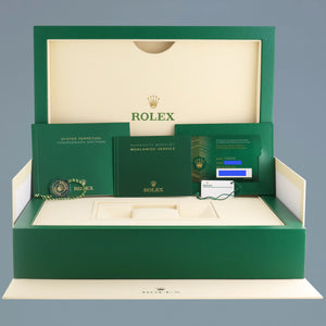 NEW 2024 PAPERS Rolex Daytona 126506 Platinum Glacier Blue Diamond Baguette Watch