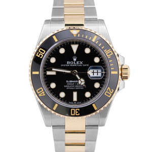 MINT 2023 Rolex Submariner Date 41mm Ceramic BLACK Two-Tone 18K Gold 126613 LN