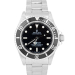 Rolex Submariner No-Date Black 4 LINE REHAUT Stainless Steel 40mm 14060M BOX