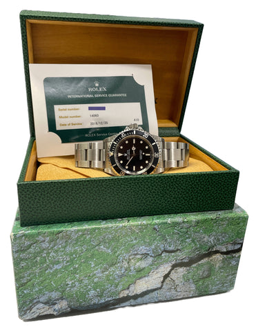 2018 RSC Rolex Submariner No-Date Stainless Steel Black Automatic 40mm 14060 BOX