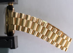 Rolex Day-Date President 36mm Champagne DIAMOND LINEN BARK 18K Yellow Gold 1807