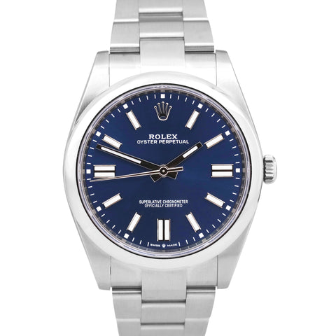 Rolex, 2022 Rolex, Rolex OP, OP, Rolex Oyster Perpetual, Oyster Perpetual, Blue OP, Blue Oyster Perpetual, 124300, Rolex 124300