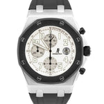 Audemars Piguet Royal Oak Offshore Chronograph Steel White 42mm Rubber 25940SK