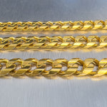 14k Yellow Gold Cuban Curb Link 8.50mm Chain Necklace 26.5" 104.8g HEAVY ITALY