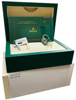 BRAND NEW 2024 PAPERS Rolex Oyster Perpetual 41 GREEN Stainless Watch 124300 BOX