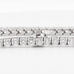14k White Gold Diamond 47 Stone Tennis Bracelet 7.10ctw G-H SI1 7.00"