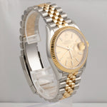 2021 Rolex Datejust 18k Yellow Gold & Stainless 36mm Watch 126233 BOX + PAPERS