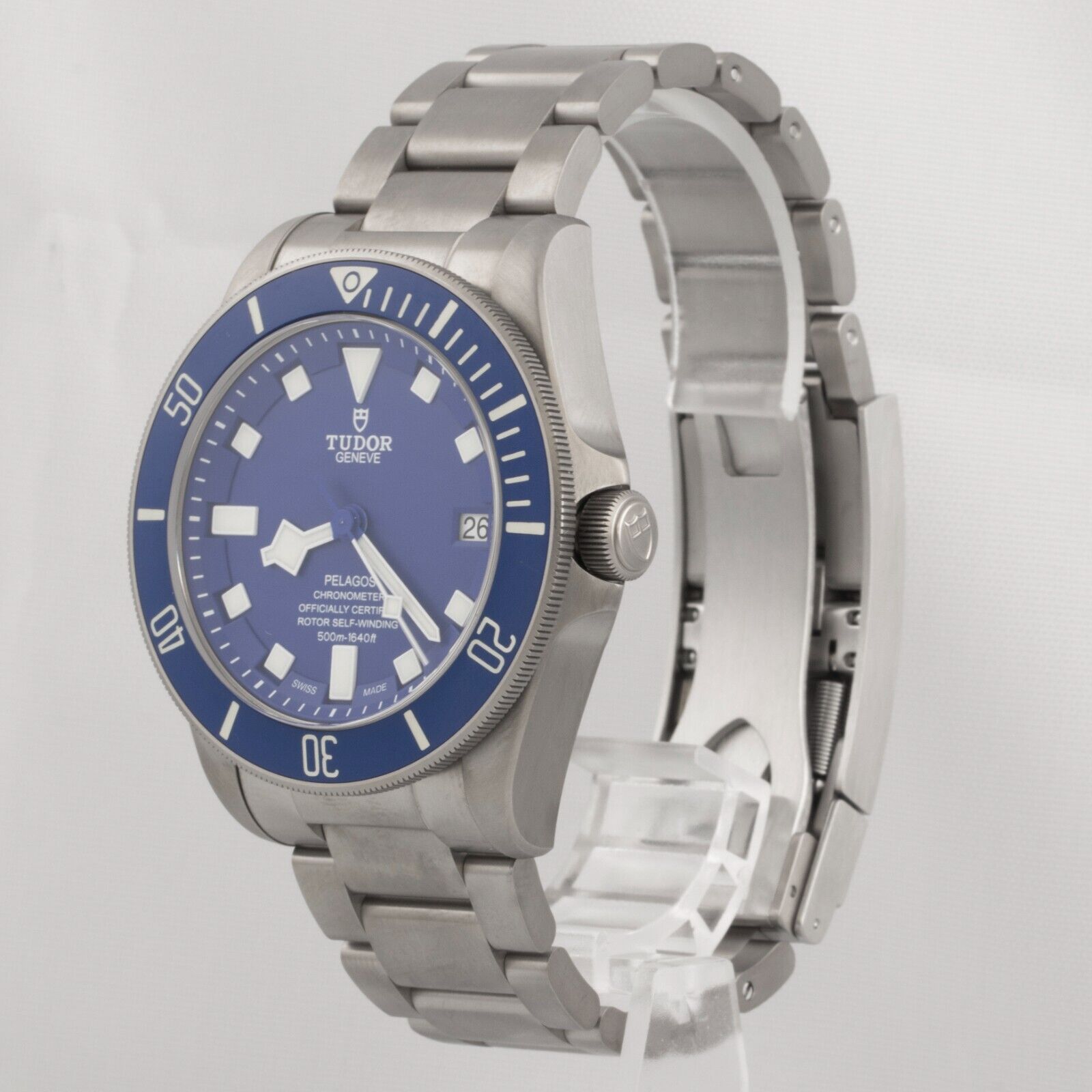 Tudor Pelagos Diver 25600TB Blue Titanium 42mm Watch BOX + CARD + EXTRA STRAPS