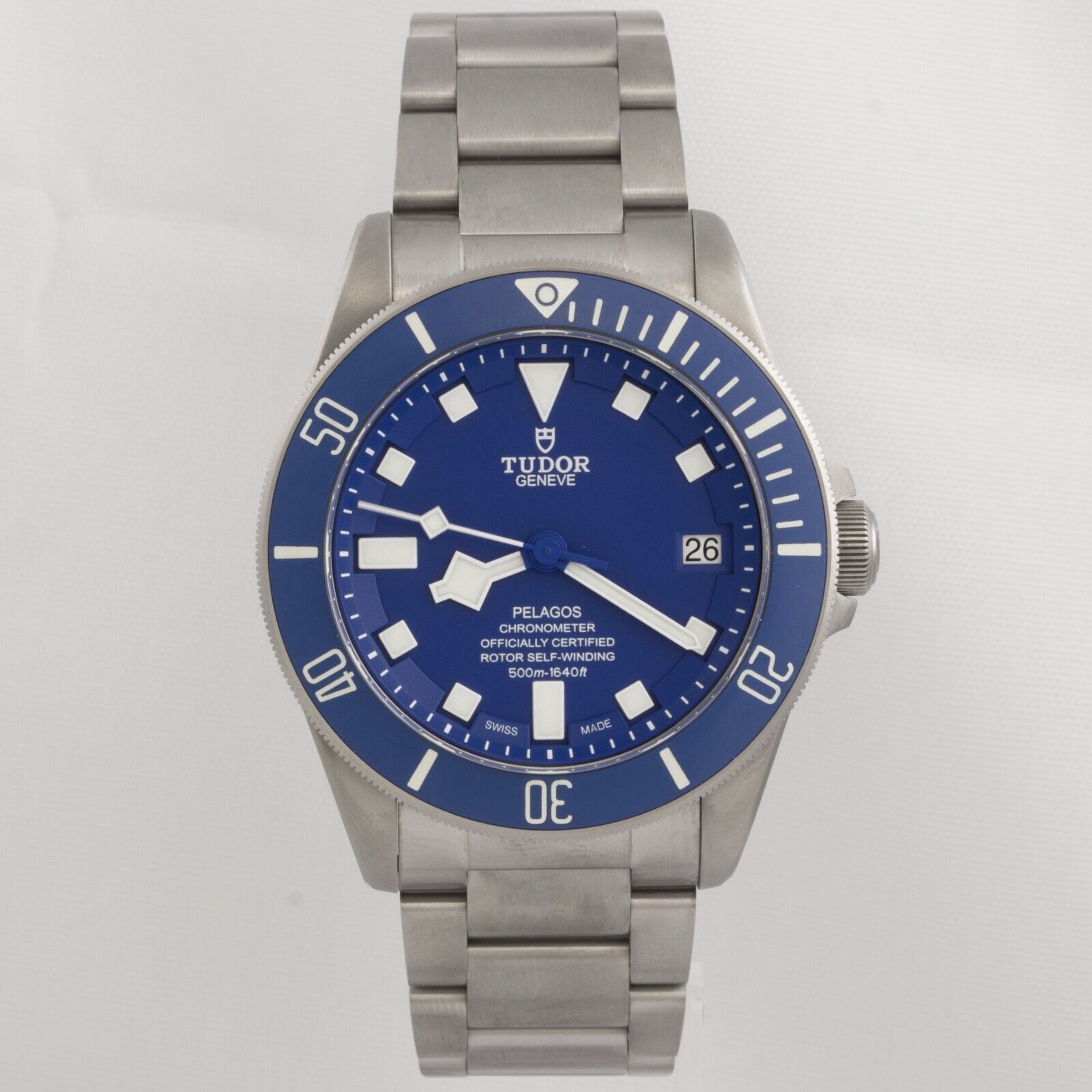 Tudor Pelagos Diver 25600TB Blue Titanium 42mm Watch BOX + CARD + EXTRA STRAPS