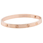 2022 Cartier Love 18k Rose Gold Bangle Bracelet Size 20 BOX & CERTIFICATE