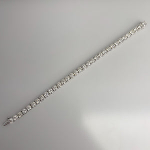 14k White Gold Diamond Tennis Bracelet 16.48ctw H-I VS2-SI1 7.00" 22g