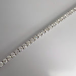 14k White Gold Diamond Tennis Bracelet 16.48ctw H-I VS2-SI1 7.00" 22g