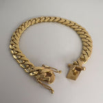 14k Yellow Gold Miami Cuban Link Hidden Box Clasp 9.30mm Bracelet 8.50" 55.9g