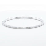 Cartier Etincelle Diamond 18k White Gold Size 17 Bangle Bracelet 0.60ctw POUCH