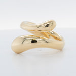 Tiffany & Co. Elsa Peretti 18k Yellow Gold Elongated Teardrop Ring Size 7 SPAIN