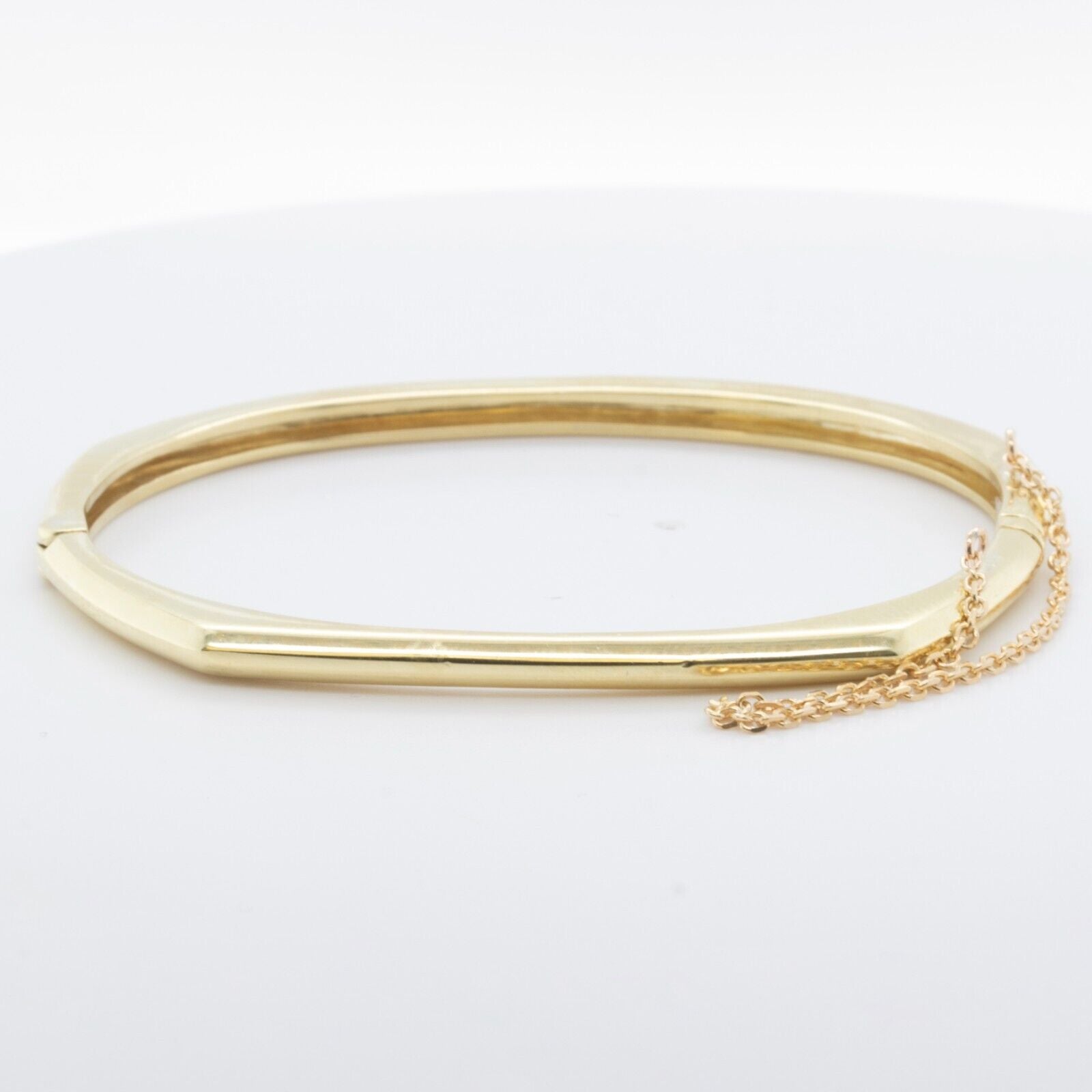 Vintage Fana 18k Yellow Gold Diamond Bangle Bracelet 0.50ctw G VS 25.2g 6.5"