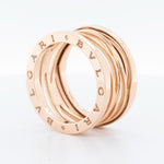 Bvlgari B.Zero1 Legend Bulgari 750 18k Rose Gold Ring 12.30mm 12.5g Size 9 BOX