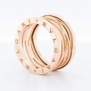 Bvlgari B.Zero1 Legend Bulgari 750 18k Rose Gold Ring 12.30mm 12.5g Size 9 BOX