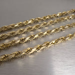 Men's 14k Yellow Gold Rope Chain 6.00mm Link Necklace 32" 113.4g THICK HEAVY