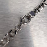 14k White Gold Fancy Mariner Anchor Link Chain Necklace 22" 29.4g 5.25mm