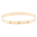 2023 Cartier Love 18k Yellow Gold Bangle Bracelet Size 19 BOX & RECIEPT