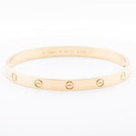 2023 Cartier Love 18k Yellow Gold Bangle Bracelet Size 19 BOX & RECIEPT