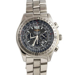 Men's Breitling B-2 Chronograph Stainless Steel Black Dial 44mm Watch A42362
