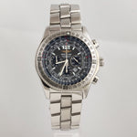 Men's Breitling B-2 Chronograph Stainless Steel Black Dial 44mm Watch A42362