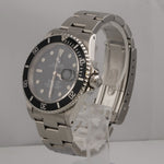 1999 Rolex Submariner Black Stainless Steel 40mm Watch 16610 BOX & PAPERS