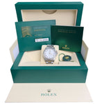 2023 Rolex Datejust White Roman Stainless FLUTED 36mm Watch 126234 BOX & PAPERS