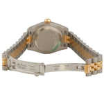 Rolex DateJust 179173 Stainless & 18k Champagne Diamond Dial 26mm Watch BOX CARD