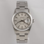 Rolex DateJust Silver Dial Stainless Steel Smooth Bezel 36mm 16200 BOX + BOOKLET