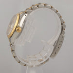 Rolex DateJust 69173 18k Yellow Gold & Stainless Silver Dial 26mm Ladies Watch