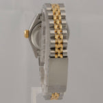 Rolex DateJust 69173 18k Yellow Gold & Stainless Silver Dial 26mm Ladies Watch