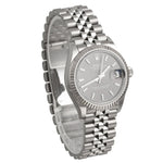 2024 Ladies Rolex DateJust MidSize 31mm Jubilee Slate Gray FLUTED Watch 278274