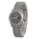 2024 Ladies Rolex DateJust MidSize 31mm Jubilee Slate Gray FLUTED Watch 278274