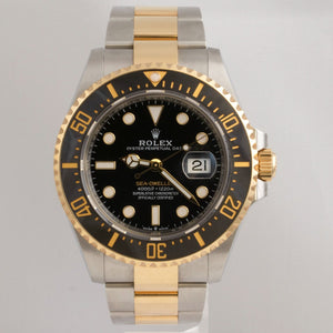 2024 Rolex Sea-Dweller 2-Tone 18k Stainless 43mm Black Watch 126603 BOX + PAPERS