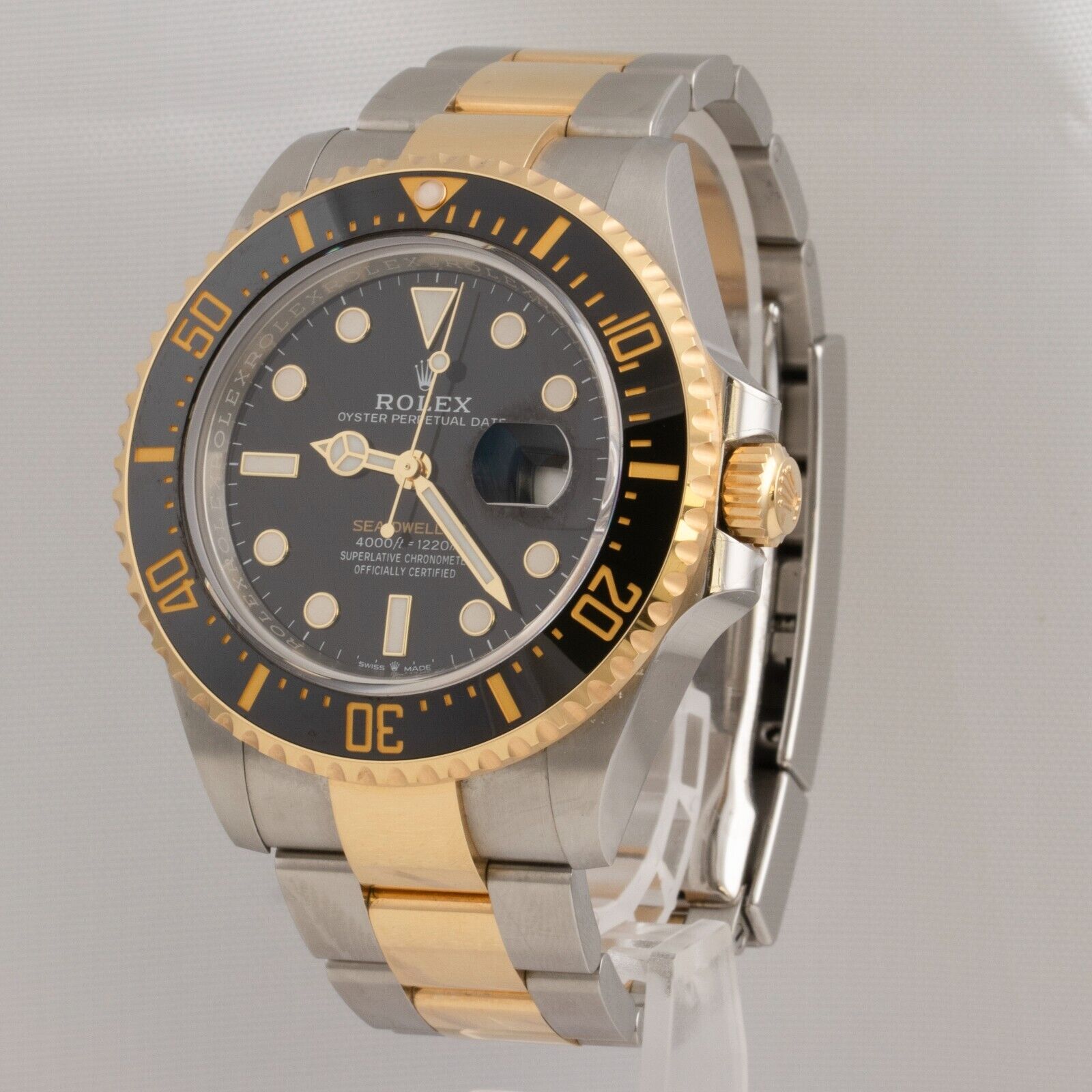 2024 Rolex Sea-Dweller 2-Tone 18k Stainless 43mm Black Watch 126603 BOX + PAPERS