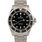1997 Rolex Submariner No-Date 2 Line Black Stainless Steel 40mm Watch 14060