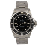 1997 Rolex Submariner No-Date 2 Line Black Stainless Steel 40mm Watch 14060