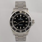 1997 Rolex Submariner No-Date 2 Line Black Stainless Steel 40mm Watch 14060