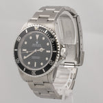 1997 Rolex Submariner No-Date 2 Line Black Stainless Steel 40mm Watch 14060