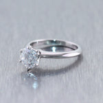 Tiffany & Co. Platinum 1.34ct Diamond Solitaire Engagement Ring
