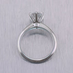 Tiffany & Co. Platinum 1.34ct Diamond Solitaire Engagement Ring